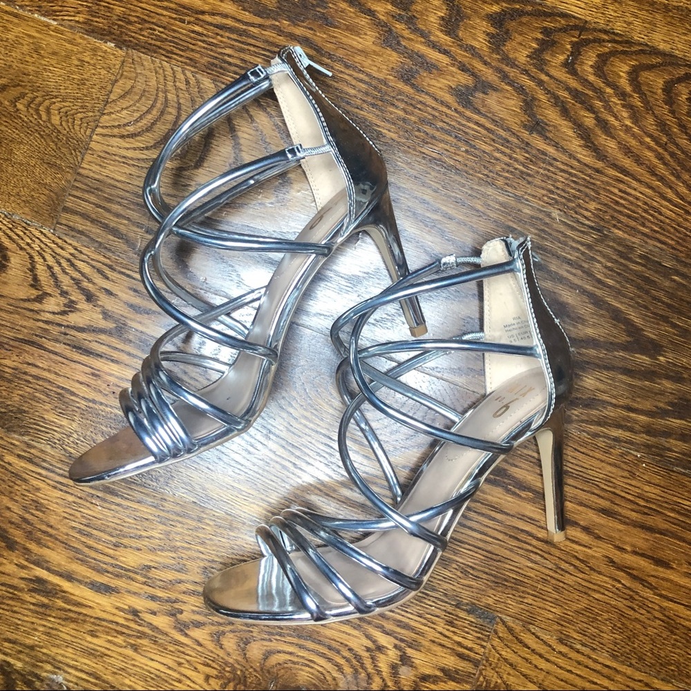 Mix No.6 Ria Silver High Heel Sandals - Picture 7 of 7